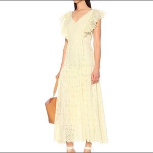 Love Shack Fancy-Cressida Eyelet Maxi Dress